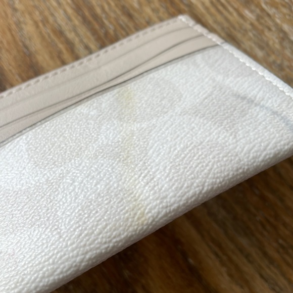 Coach Slim Card Case In Signature Canvas With Coach Patch - Picture 7 of 11